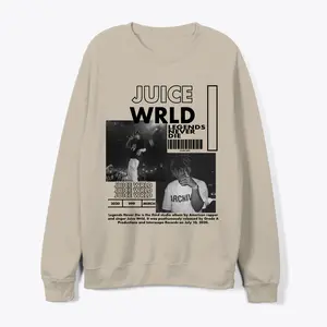Unisex Sweatshirt - Rip Rapper Juice W.R.L.D 999 Gift For Fan Shirt Menswear Classic