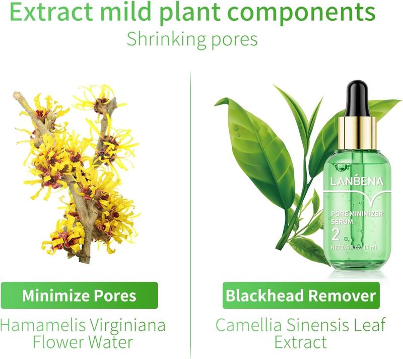 LANBENA Green Tea Blackhead Remover 100 sheet Nose Pore Strips & Pore Minimizer Serum Peel Off Mask for Pores, Nose, Chins & Face LANBENA Green Tea Blackhead Remover 100 sheet Nose Pore Strips & Pore Minimizer Serum Peel Off Mask for Pores, Nose, Chins & Face