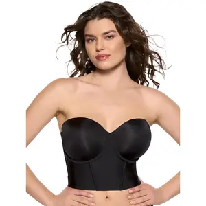 Body Veil Longline Strapless Bra Womenswear Adjustable