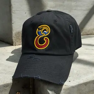 Ecuador Embroidered Dad Hat for Men and Women Adjustable Metal Buckle Cotton Baseball Cap with Unique Flag Design