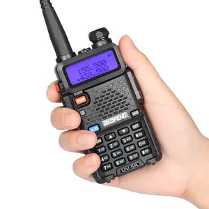 BAOFENG UV-5R Two Way Radio Handheld Ham Radio Dual Band Walkie Talkie outdoors