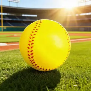 PU Foam Training Baseball Ball, Sports Ball, Stress Relief Batting Throwing Catching, Suitable for Adults over 14 Years, Dual Use