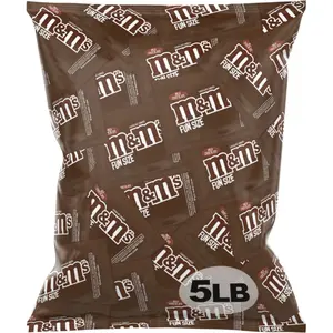 M&M's Milk Chocolate Candies (5Lb) Individually Wrapped Fun Size Bulk - Perfect for Sharing and Snacking