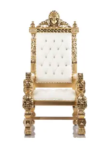Comfortable Lady Marina Throne Chair with Fixed Arms & Back, Modern Style, Fully Assembled, Indoor Furniture