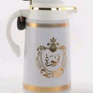 Mirarabel 1000ml Arabic Coffee Pot Tea and Coffee Insulated Pot with Glass Inner