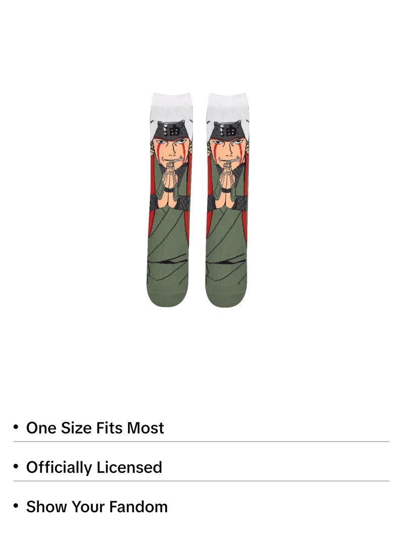 Naruto Shippuden Jiraiya Crew Socks