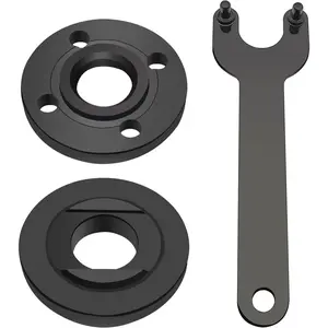 3 Pcs Angle Grinder Nut Angle Grinder Wrench Kit, 5/8-11 Flange Metal Lock Nut, Angles Grinders Replacement Parts, Compatible with Makita Metabo Dewalt Ryobi Decker 193465-4, 4.5" 5" Grinder Parts