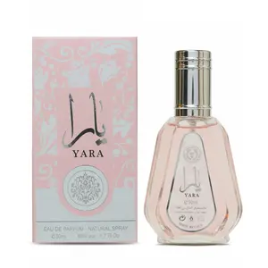 Lattafa Yara 50ml for her- Vanilla, Gourmand, Fruity, Floral - Eau de Parfum Long-Lasting Fragrance for Women, 3.40 Ounce / 50 ml