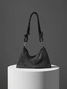 Women's Luxury Rhinestone Evening Bag, Fashionable Bling Bag, Elegant Party Clutch, Versatile Prom Handbag, Perfect for Weddings, Birthdays, Christmas