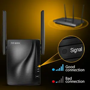 Rockspace WiFi Repeater AC2100,360 Full Coverage for Gaming and Home Use,Dual Band WiFi Range Extender Signal Booster Signal Amplifier with WPS One-Button Setup, Ethernet Port, Access Point Mode