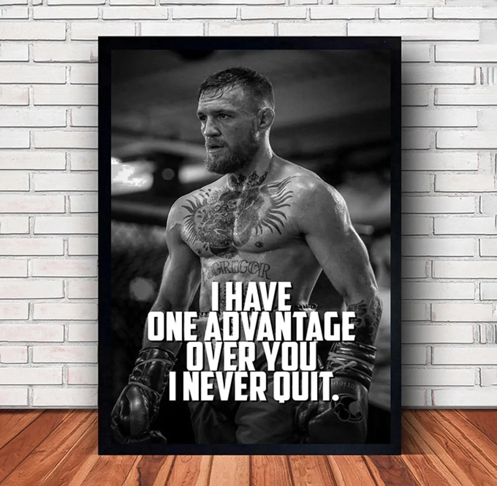 Conor Mcgregor Boxing Poster, Fight Night Wall Art Family Bedroom Decor