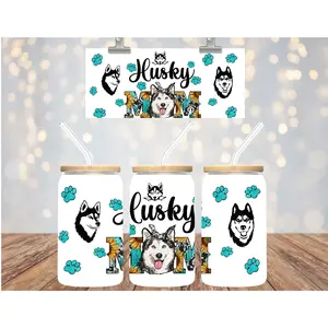 Uv Dtf Cup Wrap Husky Mom 551