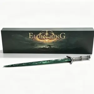 Elden Ring game merchandise: Sacred Moonlight Greatsword gift box edition, 30CM all-metal craft keychain