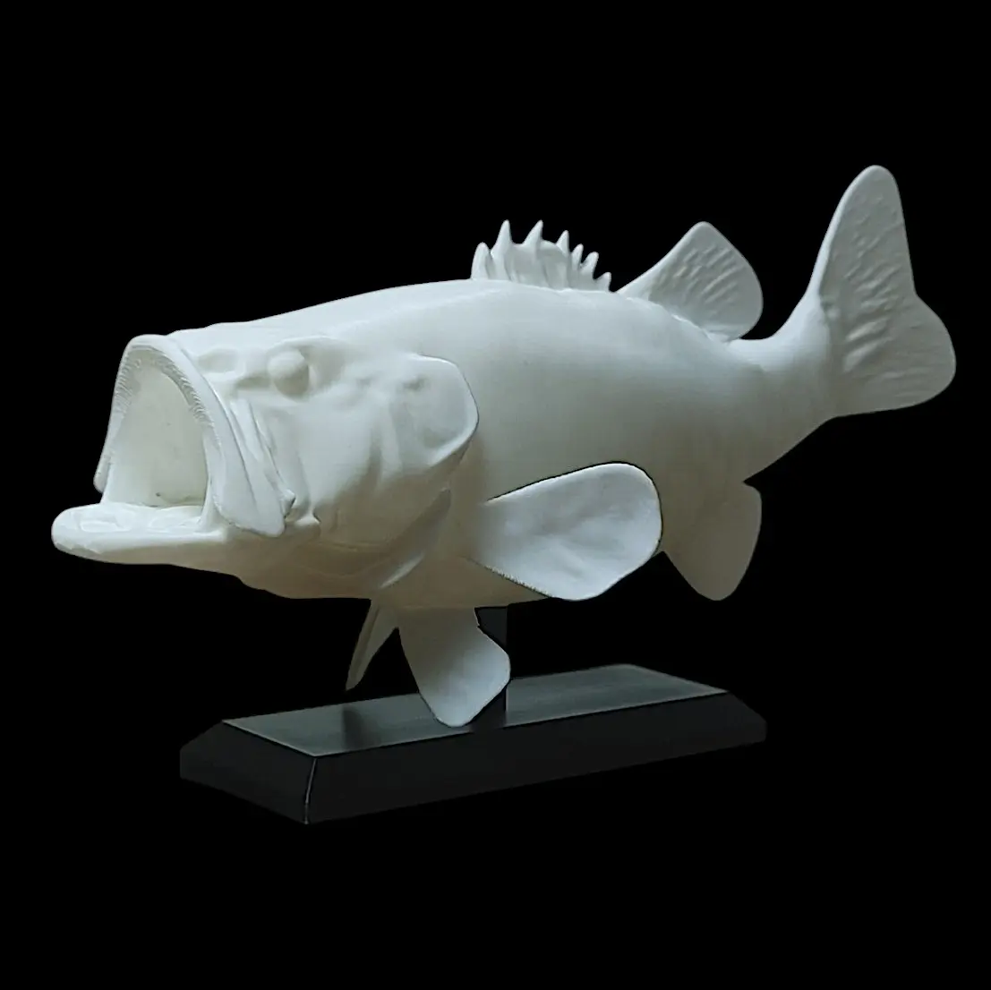 Largemouth Bass Fish Mount 6.5" - 16" - Bass Replica - Paint Your Own - Fishing Decor