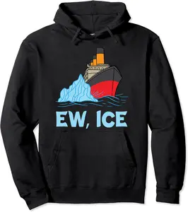 EW ICE Titanic Cruise Ship Iceberg 1912 Cruise Vessel Pullover Hoodie - Rubencordov Shop 77B09JSS5GLY