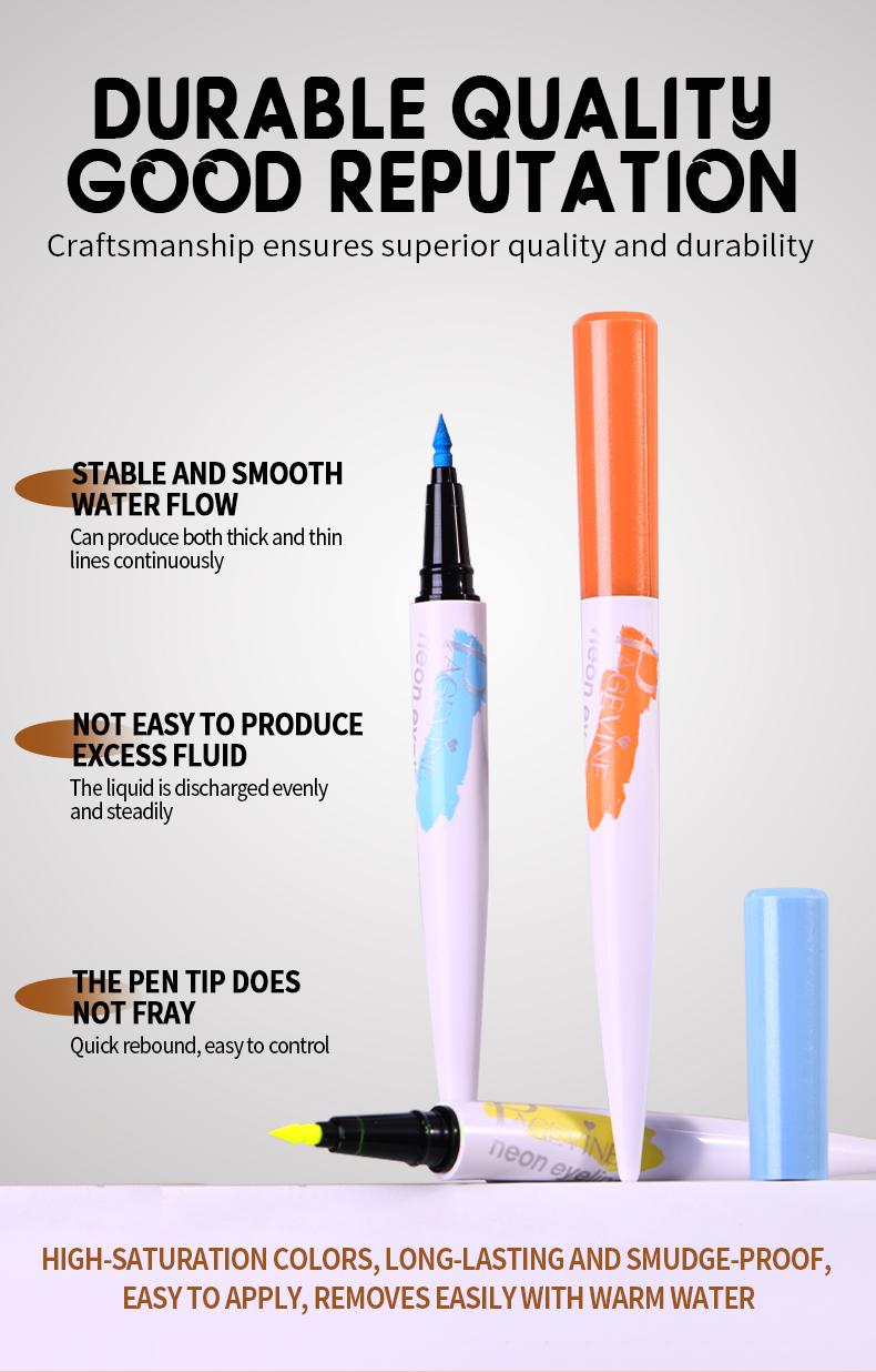 8 Color Liquid Eyeliner Set, Waterproof Smudge Proof Matte Eyeliner with Christmas Tree Tip, Quick Dry Smooth Ink, Long Lasting No Crease, Neon Liner for Bold Graphic & Winged Eye Looks, Perfect for Daily, Festival & Party Makeup        ， 。