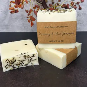 Rosemary & Mint Shampoo Bar with Rice water