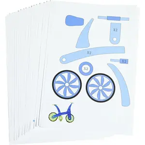 3D Pen Stencils, 20 Sheets 40 Patterns 3D Drawing Paper Templates, with a  Transparent PVC Drawing Board, 3D Art Pen Accessories Set for  Ages 8-10 and Adults Starter for 3D Printing Pen