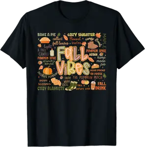 Women Autumn Coquette Bow Fall Vibes Pumpkin Thanksgiving T-Shirt - Jhunbacan Shop 33B0FFG7TZB5