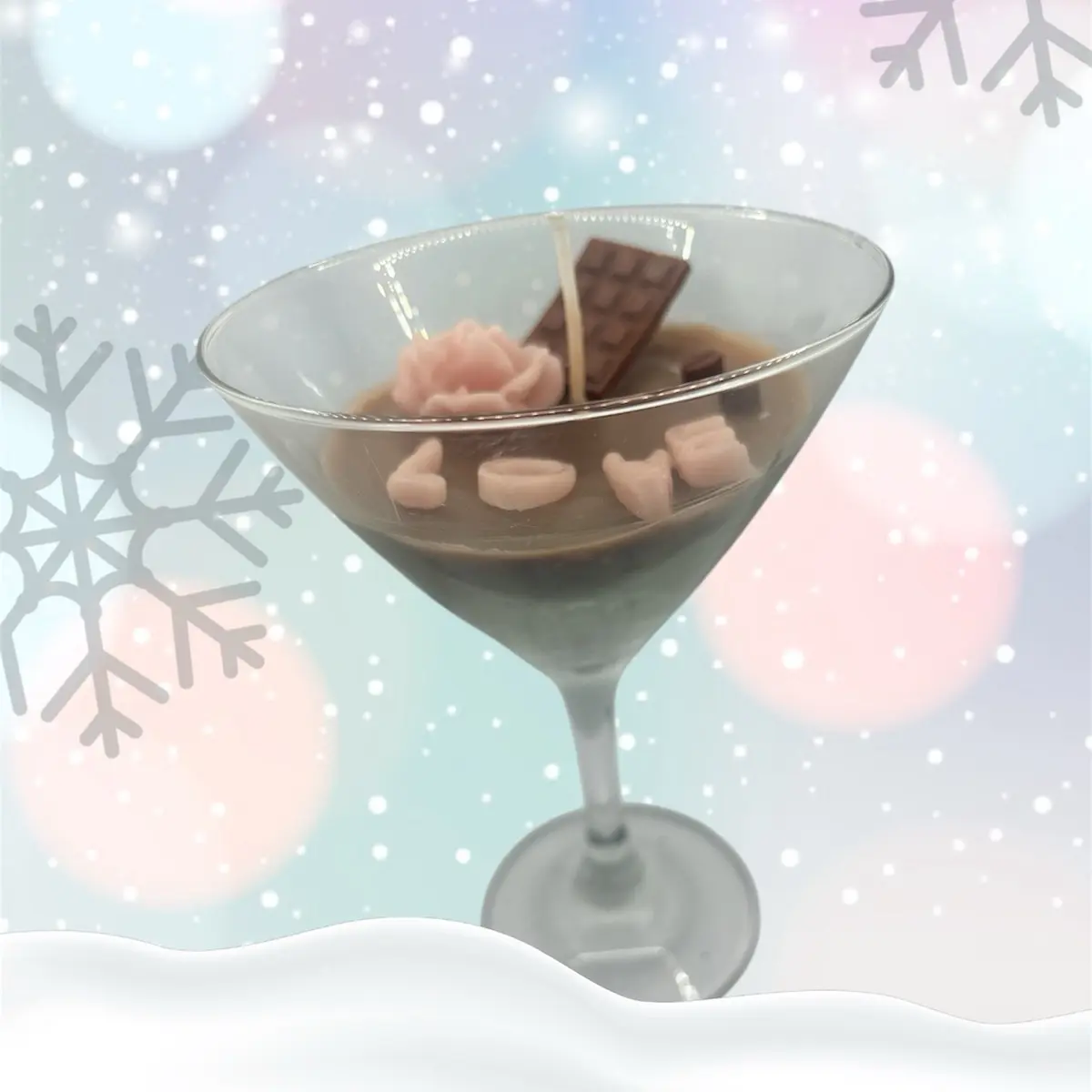 Chocolate espresso Martini candle