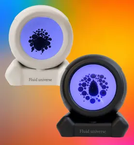 CyberPuffs Ferrofluid Magnetic Speaker Sound Visualizer with Fluid Effect for Enhanced Audio Experience Unique Design & Modern Setup
