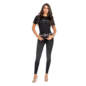 1753 JEANS COLOMBIANO DELUXE Womenswear Bottom Push Up Style Streetwear Denim