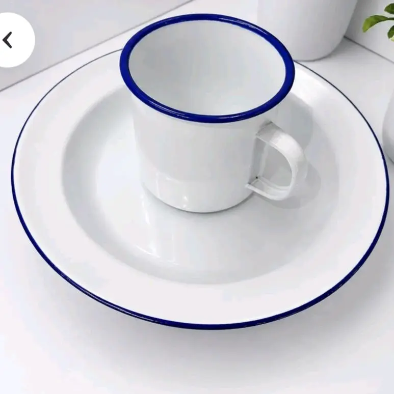 enamel plate set