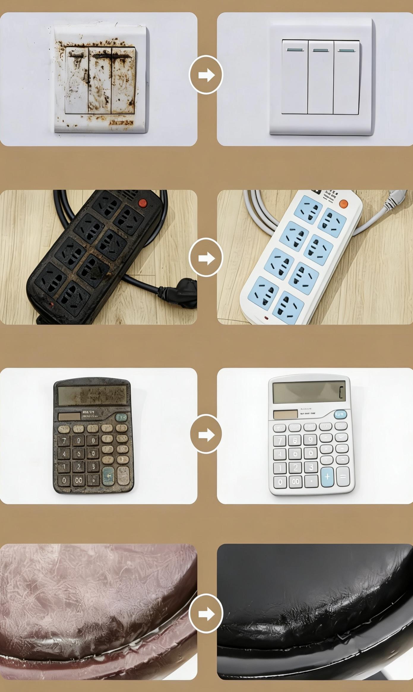 Magic Nano Cleaning Sponge - Multi-Functional Melamine Foam Eraser for Kitchen Dishwashing, Bathroom Stain Removal and Household