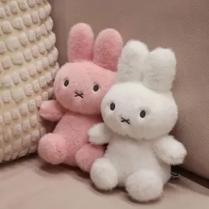 Kawaii Miffy Original Cute Plush Doll Cartoon Rabbit High Quality Bedroom Hug Pillow Ornament Soothing Toy Girl Festival Gift