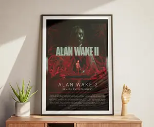 Alan Wake 2 Poster | Gaming Poster | Video Game Prints | Wall Decor Posters | Gaming Gift | Video Game Poster | Gaming Décor