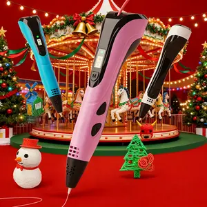 Luxury 3D Printing Pen Set, Type-C Powered, Creative Drawing Tool, Perfect Christmas and Birthday Gift, Plastic Enclosure