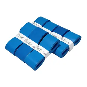 6-Pack Blue PU Pickleball Overgrips, Sweat-Absorbent, Soft & Tacky Pre-Cut Grip Tape, Replacement Grips for Pickleball, Tennis Racquets