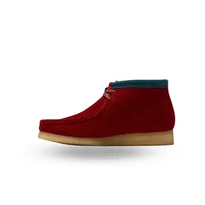Men's Clarks Wallabee Boot - Suede Leather Lace-Up Walking Shoe