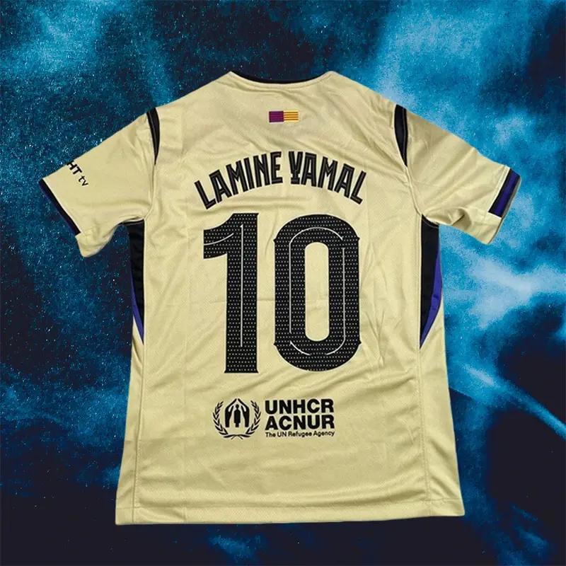 25 26 Barca Away No.10 Yamal Short sleeve Soccer Jersey