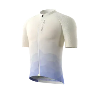 Unisex Cycling Short Sleeves Jersey  CS1193--White