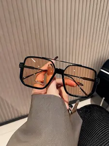 Women's Pilot Design Half Frame Sunglasses, Simple Casual Style, Perfect for Daily Use and Travel, Versatile Ladies Sun Glasses, Stylish Glasses