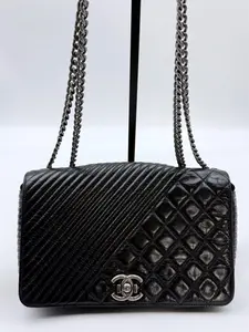 Pre-owned CHANEL Leather Shoulder Bags Lambskin Crossbody Bag Flap Bag