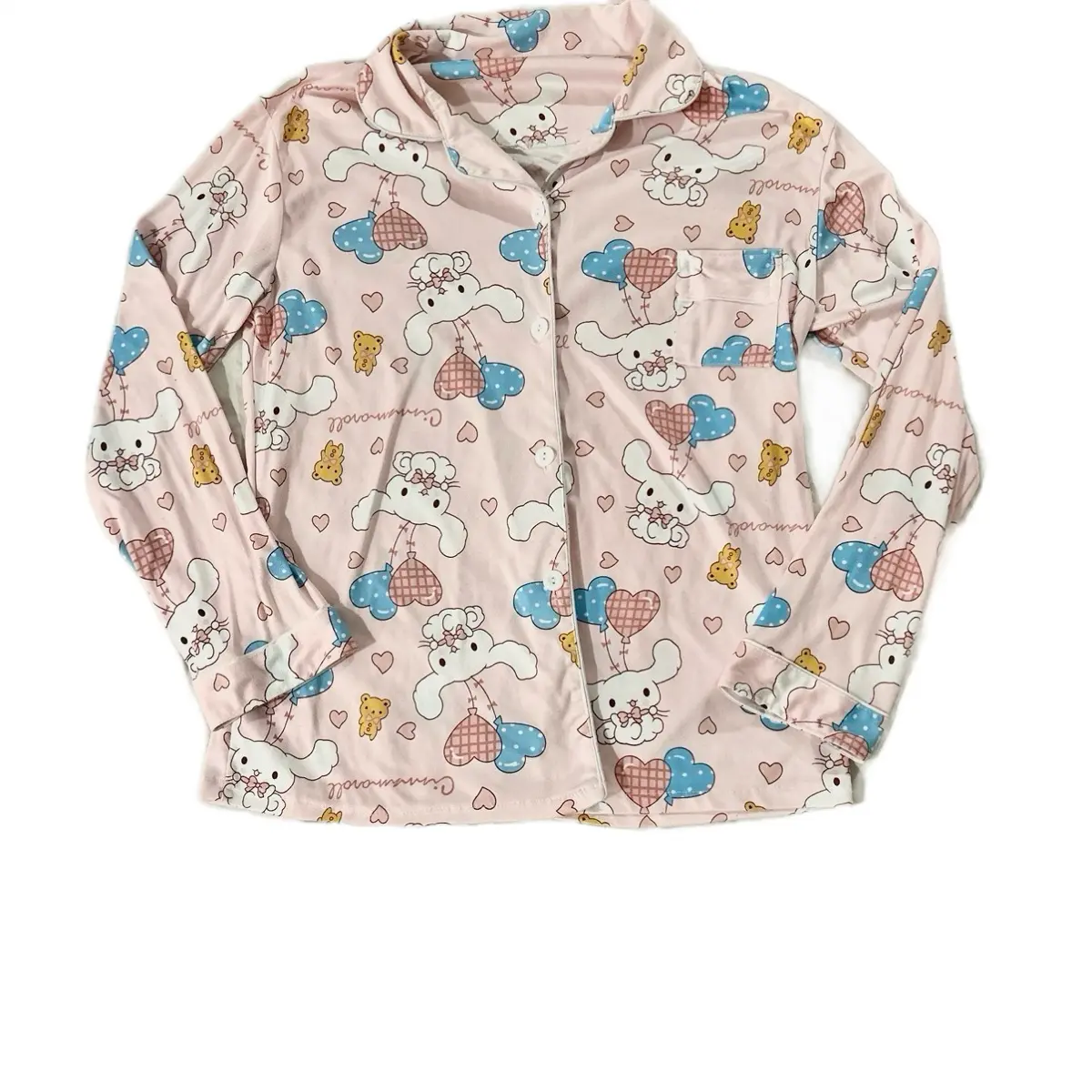 Cinnamaroll Pajama Top for Women - Loungewear and Nightwear Comfortable Breathable