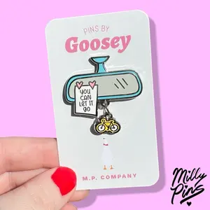 “You Can Let It Go” Matilda Inspired Enamel Pin - Harry