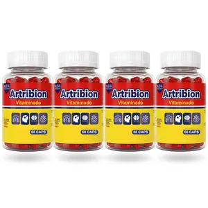 4 PACK Artribion Vitaminado 60 Capsules glucosamina  colageno vitamina natural dietary