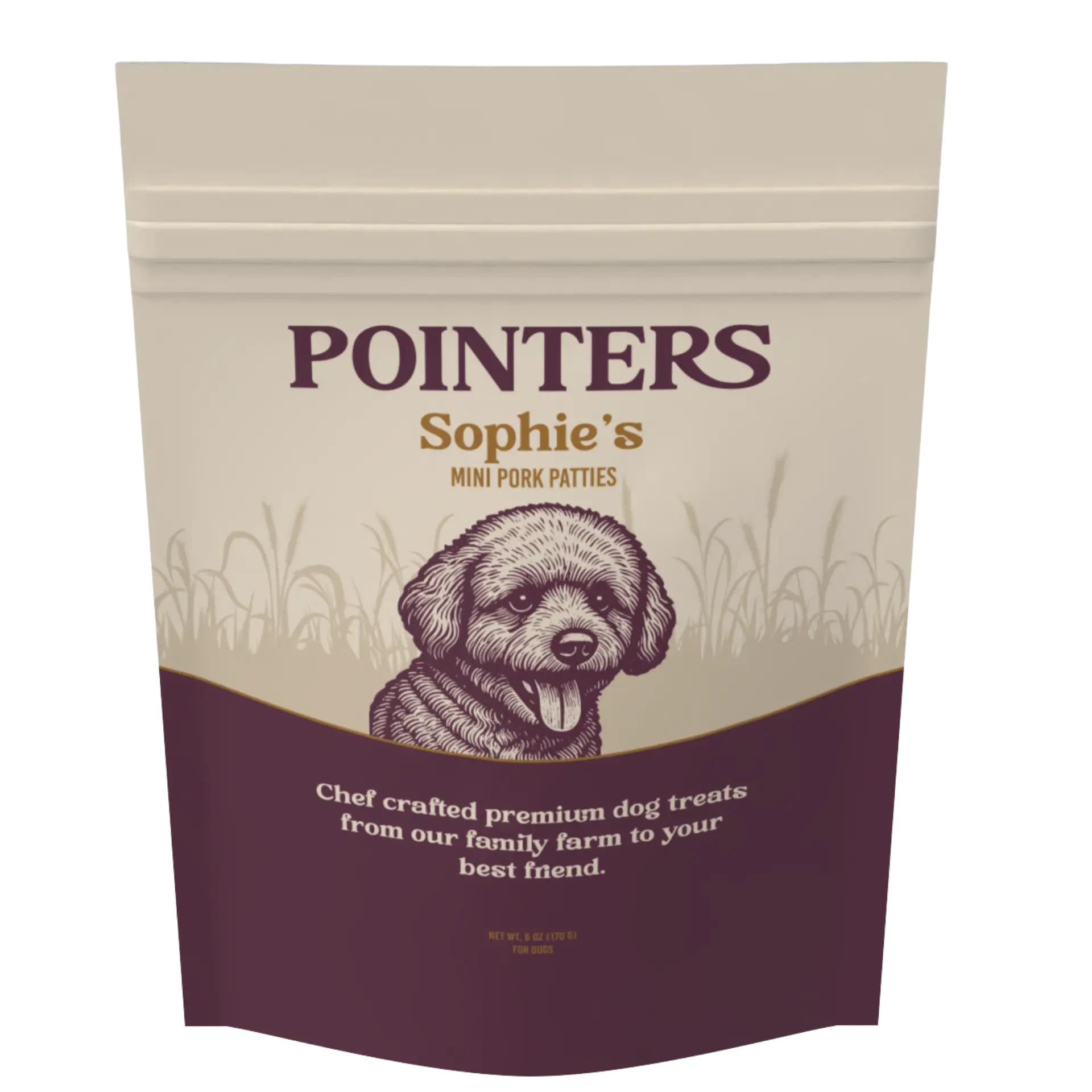 Sophie's Mini Pork Patties - Pastured Pork Treats for Dogs