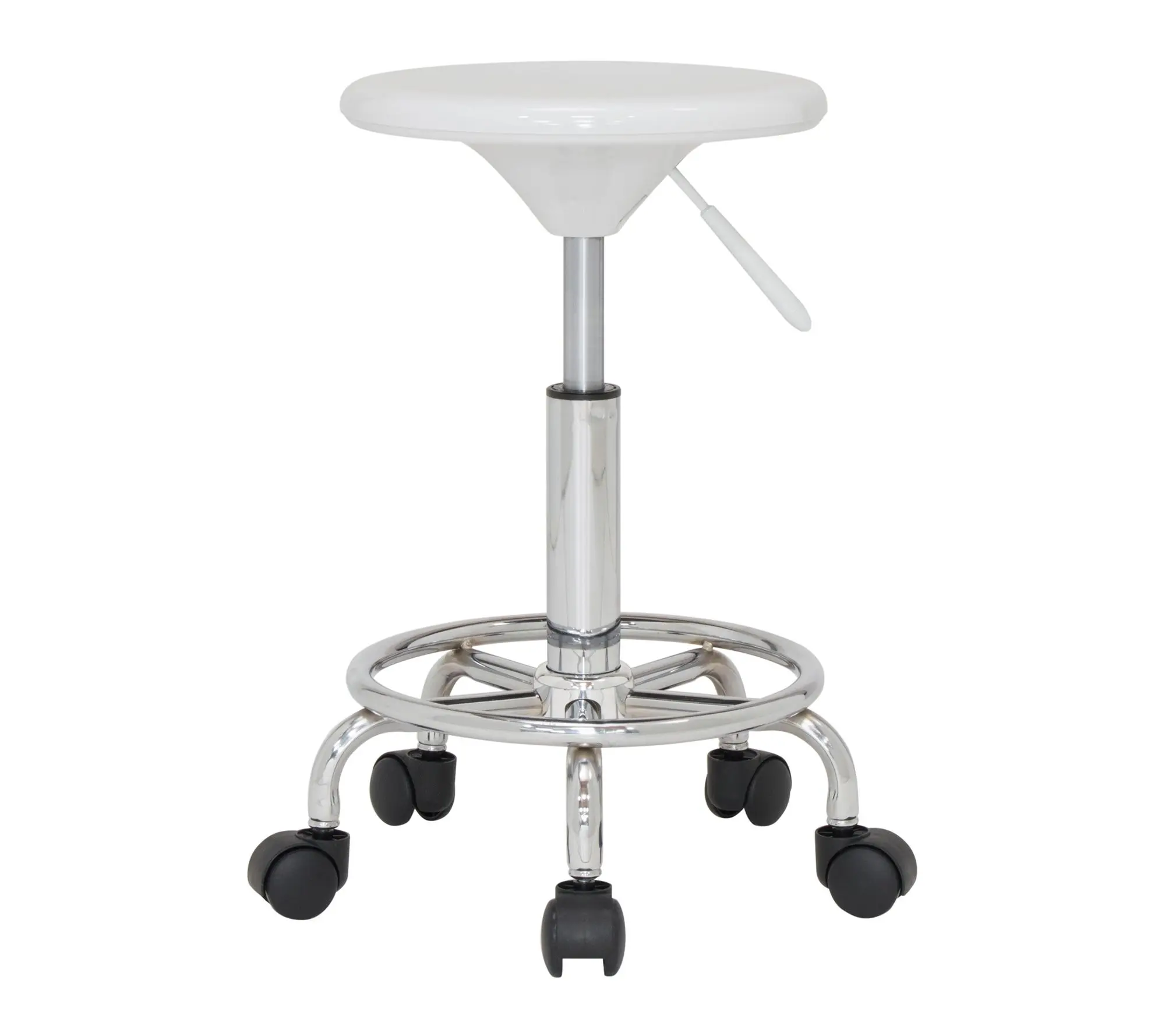 Studio Designs Modern Height Adjustable Stool with Casters
