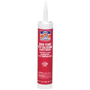 PERMTX-LOCKT 81409 High-Temp Red RTV Silicone Gasket, 11 Oz.