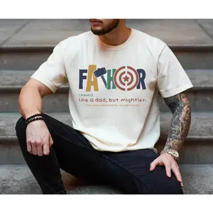 Fathor Definition T-Shirt, Father’s Day Mighty Dad Gift, Dad Men's Shirt, Superhero Dad Shirt, Funny Father’s Day Tee