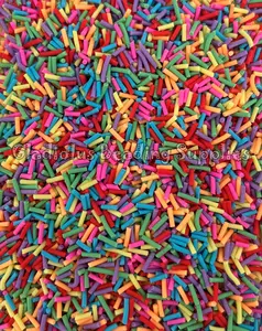Sprinkles Clay Slices, Non-Edible Sprinkle Mix, Polymer Clay, Fake Sprinkles, Nail Art Supplies, Shaker Mix