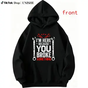 Funny Unisex Mechanic Hoodie – Soft Cotton, Long Sleeve, Ideal for Husband or Dad Gift