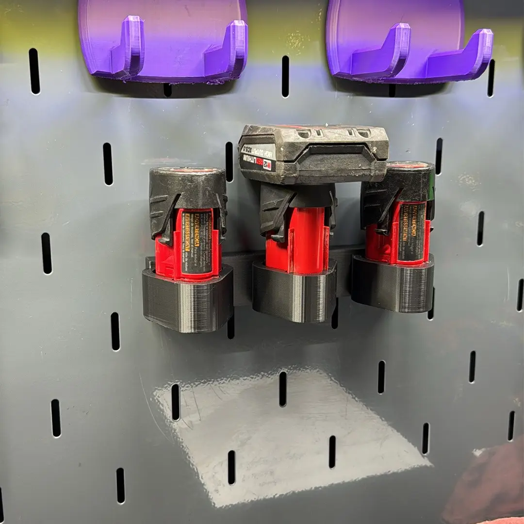 Milwaukee M12 Hutch Battery Holder