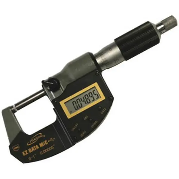 iGaging 35-065-u03 Digital Micrometer - 2-3 in/50-75mm Range, 0.001mm Precision, IP65 Rated, Dual Force EZ Data Function, Black Anodized Friction Tube, CR 2032 Batteries, Micro USB Data Output (Hand Measuring Tool for Tools & Hardware)