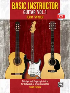 USED-Basic Instructor Guitar, Bk 1: Pickstyle and Fingerstyle Guitar for Individual or Group Instruction, Book & CD [With CD (Audio)] by Snyder, Jerry (Paperback)