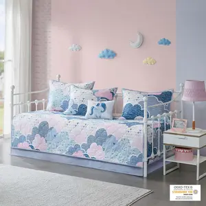 6 Piece Cotton Reversible Daybed Set